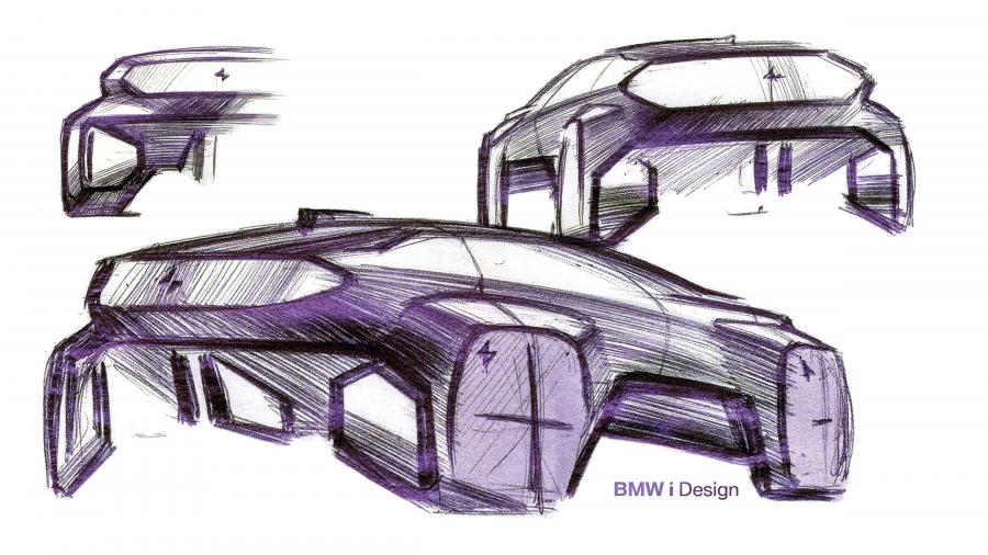 Эскиз BMW Vision iNEXT 2018 года  (фото 50 из 128)